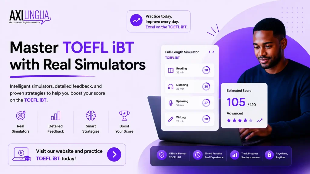 TOEFL IBT FULL PREP WITH AI SIMULATORS