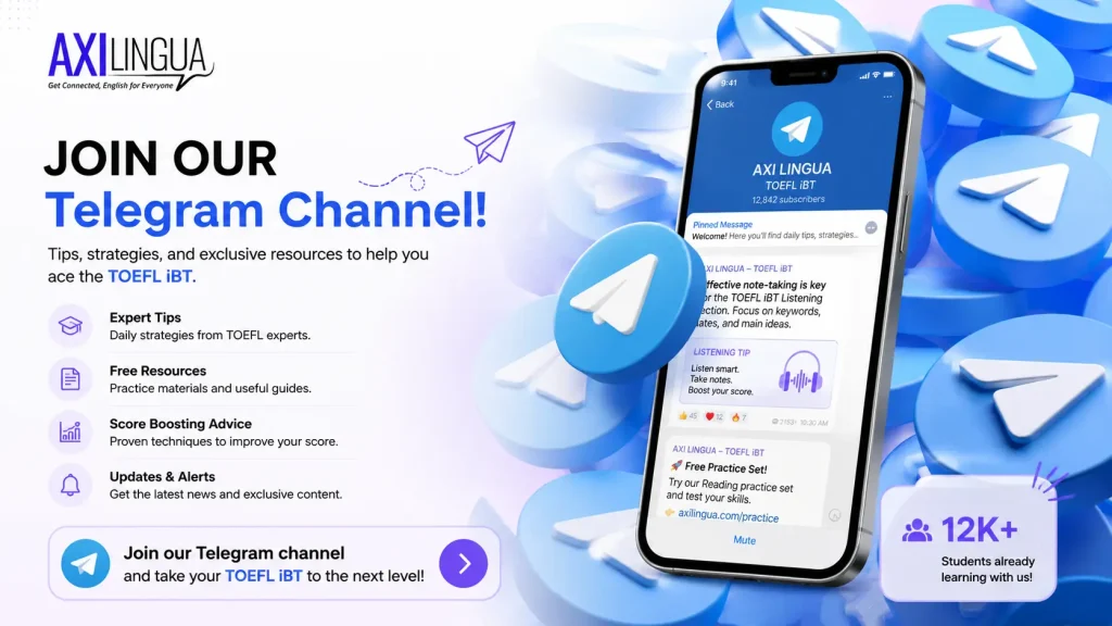toefl ibt telegram group